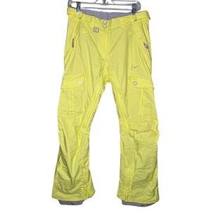 Nike Pants Womens‎ Small Yellow Ski Snowboard Snow Casual Winter Sports Outdoors